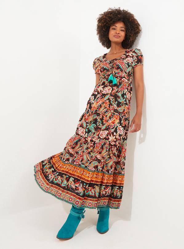 JOE BROWNS Boho Puff Sleeve Maxi Dress 12